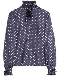 Valentino - Plus De Pois Pokla Dot Printed Shirt - Lyst