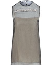 Miu Miu - Embellished Tulle Top - Lyst
