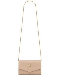 Saint Laurent - Uptown Chain Wallet - Lyst