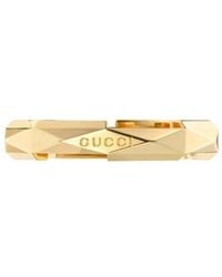 Gucci - Link To Love 18K Studded Ring - Lyst