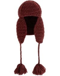 Etro - Crochet Earflap Hat - Lyst