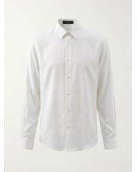 Gucci - Gg Silk Jacquard Shirt - Lyst