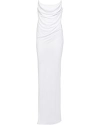Alex Perry - Draped Corset Jersey Gown - Lyst