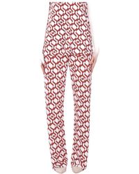 Max Mara - Abate All-Over Patterned Pants - Lyst