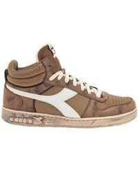 Diadora - Logo High-Top Board Shoes - Lyst
