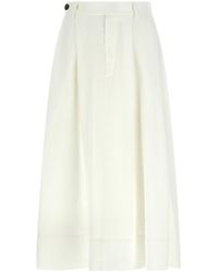 Brunello Cucinelli - Twill Maxi Skirt - Lyst