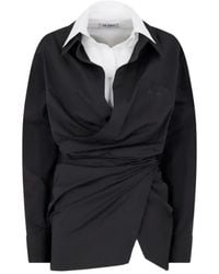 The Attico - The Long-Sleeved Layered Mini Dress - Lyst