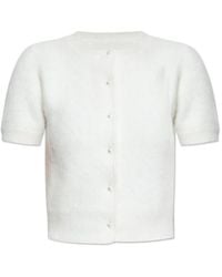 Maison Margiela - Button-Up Knitted Top - Lyst