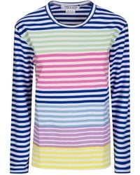 Comme des Garçons - Comme Des Garçons Comme Des Garçons Striped Long Sleeved T-Shirt - Lyst