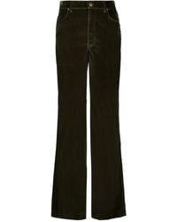 La DoubleJ - Flared Cotton Trousers - Lyst