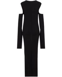 Rick Owens - Cape-Sleeve Cut-Out Dress - Lyst