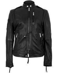DSquared² - Leather Tailored Fit Jacket - Lyst