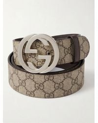 Gucci - Gg Supreme Buckle Belt - Lyst