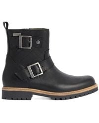 Barbour - Double Buckle Ankle Boots - Lyst