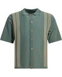 Kapital - Vertical-Stripe Short-Sleeve Shirt - Lyst