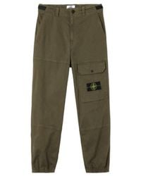 Stone Island - Loose-Fit Cargo Trousers With Adjustable Waistband - Lyst