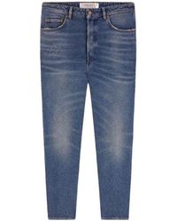 Golden Goose - Washed Effect Straight Leg Jeans - Lyst