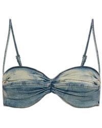 DIESEL - De-Ouchy- Denim Top - Lyst