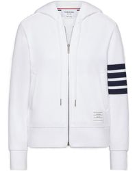 Thom Browne - 4-Bar Zip-Up Hoodie - Lyst