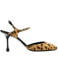 Jimmy Choo - Pixie 80 Leopard Printed Pumps - Lyst