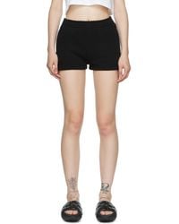 T By Alexander Wang - Alexander Wang Elasticated Waist Terry Sweatshorts - Lyst
