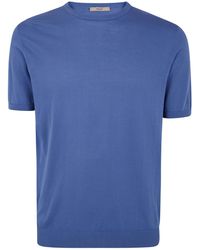 Roberto Collina - Short Sleeves Round Neck - Lyst