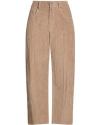 Brunello Cucinelli - Tapered Corduroy Trousers - Lyst