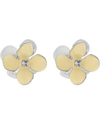 Marni - Embellished Floral Motif Earrings - Lyst