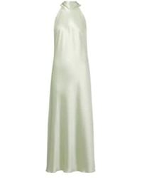 Galvan London - Sienna Scarf-Detail Satin Maxi Dress - Lyst