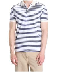 Tommy Hilfiger - Striped Knit Polo Shirt - Lyst