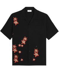Celine - Embroidered Hawaiian Shirt - Lyst