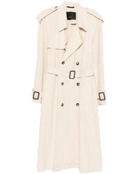 Wardrobe NYC - Double-Breasted Belted Trench Coat - Lyst