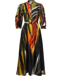Gabriela Hearst - Dexter Print Silk Maxi Dress - Lyst