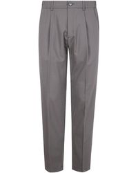 Herno - Pleated Back-Pocket Trousers - Lyst