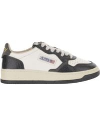 Autry - Medalist Croc-Effect Sneakers - Lyst
