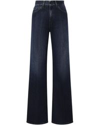 Dondup - High-Rise Wide-Leg Jeans - Lyst