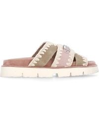 Mou - Bio Slip-On Sandals - Lyst