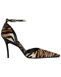 Alaïa - Alaïa Dorsay 90 Ankle-Strap Heeled Pumps - Lyst