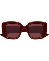 Gucci - Eyewear Butterfly Frame Sunglasses - Lyst