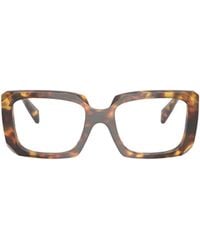 Prada - Eyewear Rectangular Frame Glasses - Lyst
