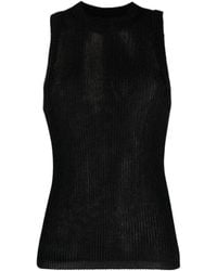 Low Classic - Open-Knit Tank Top - Lyst
