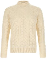 Zanone - Braided Mock Neck Knitted Sweater - Lyst