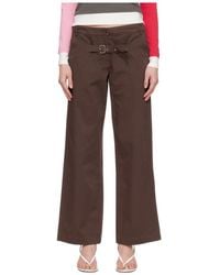 GIMAGUAS - Casual Trousers With Belt Loops - Lyst