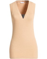 Brunello Cucinelli - Sleeveless V-Neck Vest - Lyst