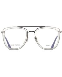 Jimmy Choo - Eyewear Aviator Frame Glasses - Lyst