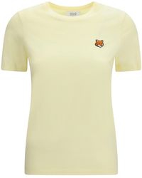 Maison Kitsuné - Maison Kitsuné Fox Head Regular T-Shirt - Lyst