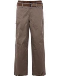 Sacai - Belted Cargo Pants - Lyst