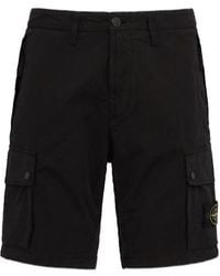 Stone Island - Fitted Shorts - Lyst