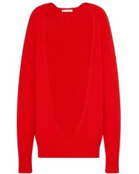The Row - Open-Front Cashmere Jumper - Lyst