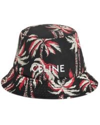 Celine - Palm Tree Bucket Hat - Lyst